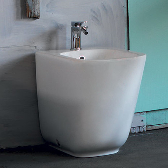 Биде Kerasan Tribeca 512030 Белое матовое Биде Kerasan Tribeca 512030 Белое матовое