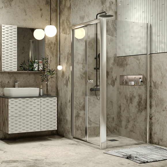 Душевой уголок Grossman Alba 90х90 GR-9090Al2 профиль Хром стекло прозрачное Душевой уголок Grossman Alba 90х90 GR-9090Al2 профиль Хром стекло прозрачное