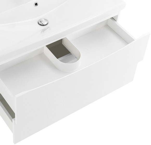 Тумба под раковину BelBagno Marino-Cer 90 MARINO-CER-900-2C-SO-BL-P подвесная Bianco Lucido