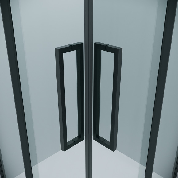 Душевой уголок Grossman Cosmo 80х80 300.K33.02.8080.21.00 профиль Черный матовый стекло прозрачное Душевой уголок Grossman Cosmo 80х80 300.K33.02.8080.21.00 профиль Черный матовый стекло прозрачное