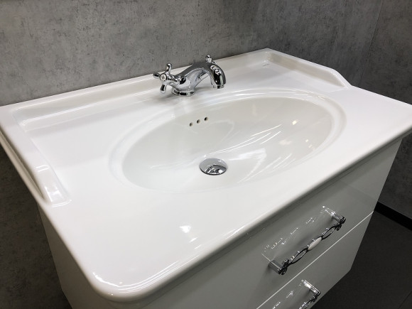 Тумба с раковиной Comforty Неаполь 80 00004147564 подвесная Белый глянец