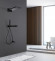 Душевая система Abber Rund AF8753B с термостатом Черная матовая Душевая система Abber Rund AF8753B с термостатом Черная матовая