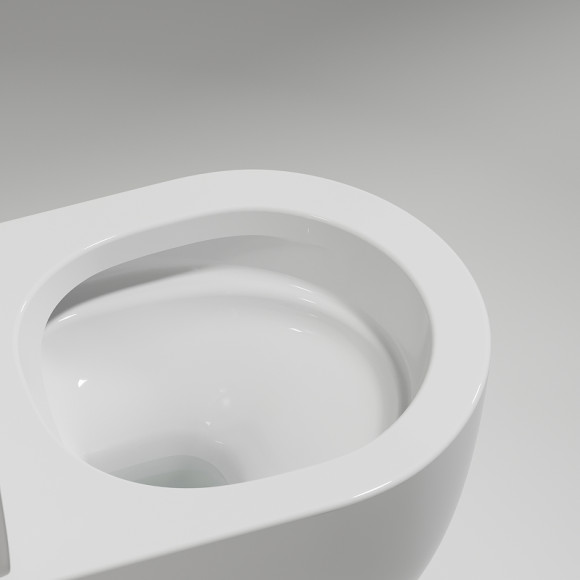 Унитаз Ceramicanova Modena Rimless CN6063 подвесной Белый глянцевый с сиденьем Микролифт Унитаз Ceramicanova Modena Rimless CN6063 подвесной Белый глянцевый с сиденьем Микролифт