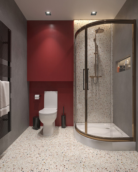 Акриловый поддон для душа Santek Палермо 80х80 1WH302477 Белый