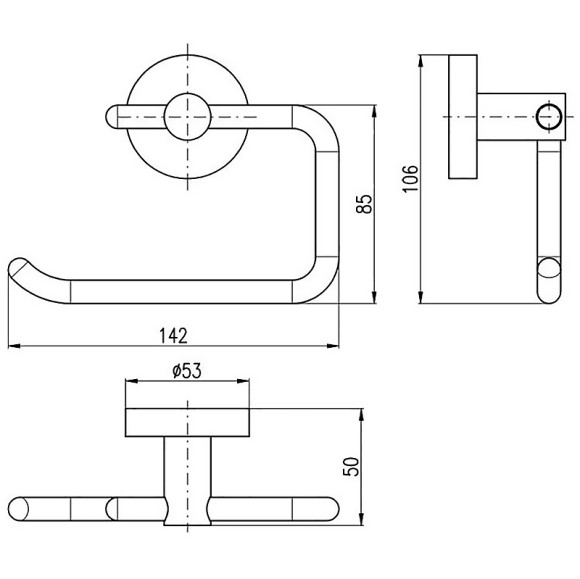 Держатель туалетной бумаги Rav Slezak Colorado COA0401SM Бронза Держатель туалетной бумаги Rav Slezak Colorado COA0401SM Бронза