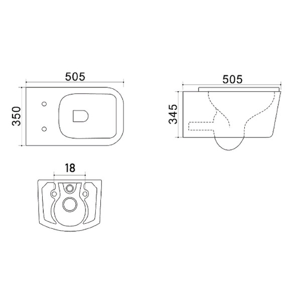 Унитаз Azario Nova AZ2216 подвесной Белый с сиденьем Микролифт Унитаз Azario Nova AZ2216 подвесной Белый с сиденьем Микролифт