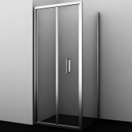 Душевой уголок WasserKRAFT Weser 90x100 78F18 профиль Хром стекло прозрачное Душевой уголок WasserKRAFT Weser 90x100 78F18 профиль Хром стекло прозрачное