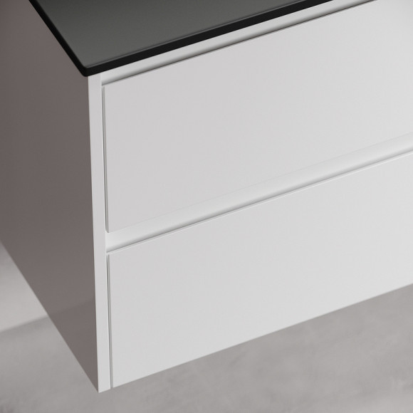 Тумба под раковину Sancos Libra 80 LB80W подвесная Белый глянец