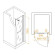 Душевая дверь RGW Passage PA-103 70 020810307-11 профиль Хром стекло прозрачное
