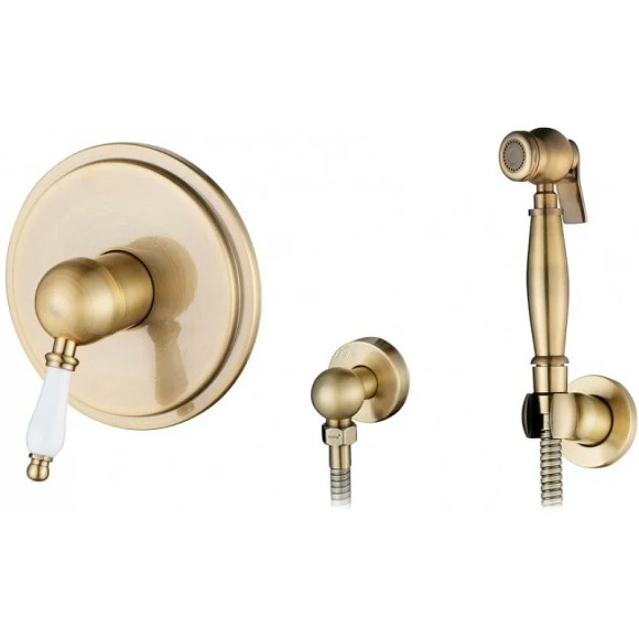 Гигиенический душ со смесителем Kaiser Vincent 31017-1 Бронза Гигиенический душ со смесителем Kaiser Vincent 31017-1 Бронза