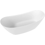 Ванна из искусственного камня Salini Noemi 185х80 101811SM Белая матовая Ванна из искусственного камня Salini Noemi 185х80 101811SM Белая матовая