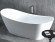 Ванна из искусственного камня Salini Noemi 185х80 101811SM Белая матовая Ванна из искусственного камня Salini Noemi 185х80 101811SM Белая матовая