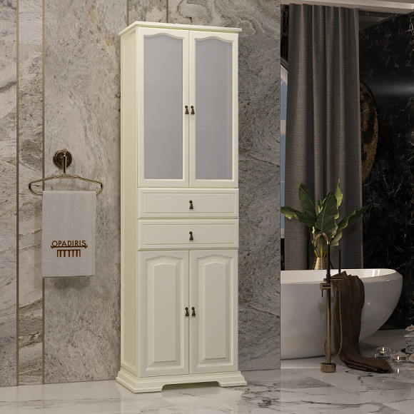 Шкаф пенал Opadiris Риспекто 60 00-00005842 Слоновая кость