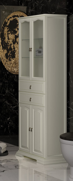 Шкаф пенал Opadiris Риспекто 60 00-00005842 Слоновая кость