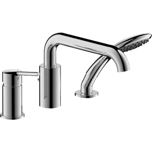 Смеситель на борт ванны Bravat Angel F5172217CP-1-RUS Хром