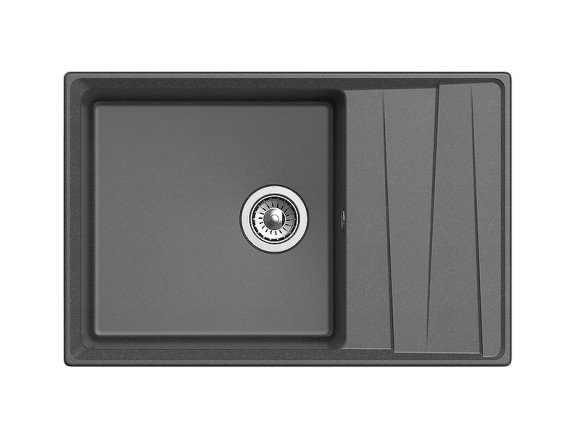 Кухонная мойка GranFest Level GF-LV-760L Графит Кухонная мойка GranFest Level GF-LV-760L Графит
