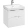 Тумба под раковину Aquaton Оливия 55 1A254201OL010 подвесная Белая матовая