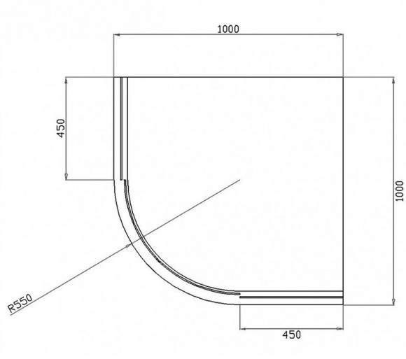 Душевой уголок Berges Solo R 100х100 061120 профиль Хром сильвер стекло прозрачное Душевой уголок Berges Solo R 100х100 061120 профиль Хром сильвер стекло прозрачное