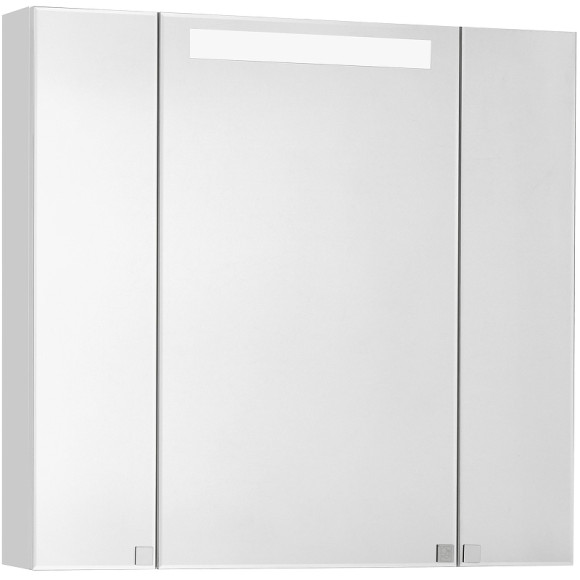 Зеркальный шкаф Aquaton Мадрид 80 М 1A175202MA010 с подсветкой Белый