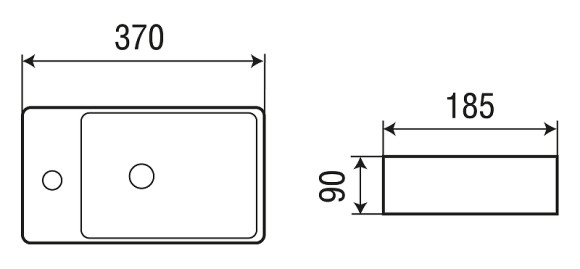 Раковина WeltWasser Aisbach 5092 MW L 37 10000004646 Белый матовый