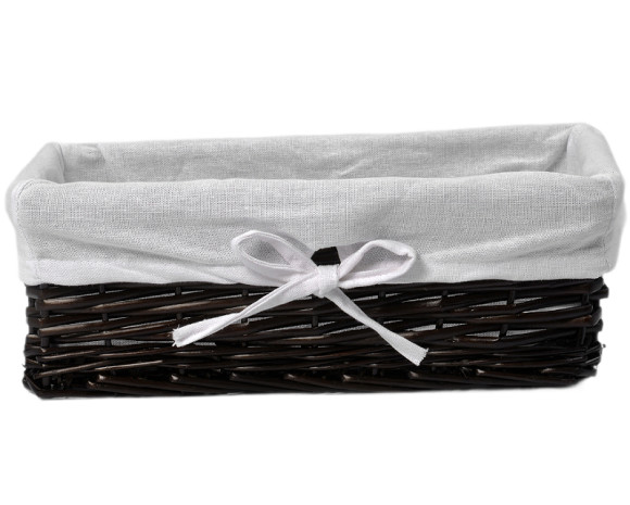 Корзина для аксессуаров WasserKRAFT Lossa WB-120-S Темно-коричневая Корзина для аксессуаров WasserKRAFT Lossa WB-120-S Темно-коричневая