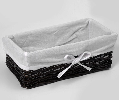 Корзина для аксессуаров WasserKRAFT Lossa WB-120-S Темно-коричневая Корзина для аксессуаров WasserKRAFT Lossa WB-120-S Темно-коричневая