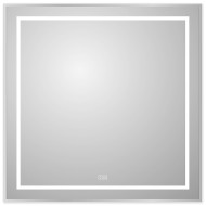 Зеркало BelBagno Kraft 80 SPC-KRAFT-800-800-LED-TCH-WARM с подсветкой Сатин с сенсорным выключателем и подогревом
