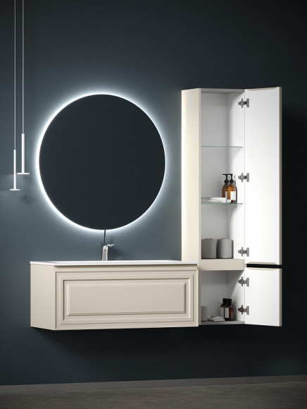 Шкаф пенал Sancos Very 35 R PVR35RCE подвесной Beige Soft Шкаф пенал Sancos Very 35 R PVR35RCE подвесной Beige Soft