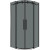 Душевой уголок Grossman Classic 90х90 301.K33.04.9090.21.10 профиль Черный матовый стекло тонированное