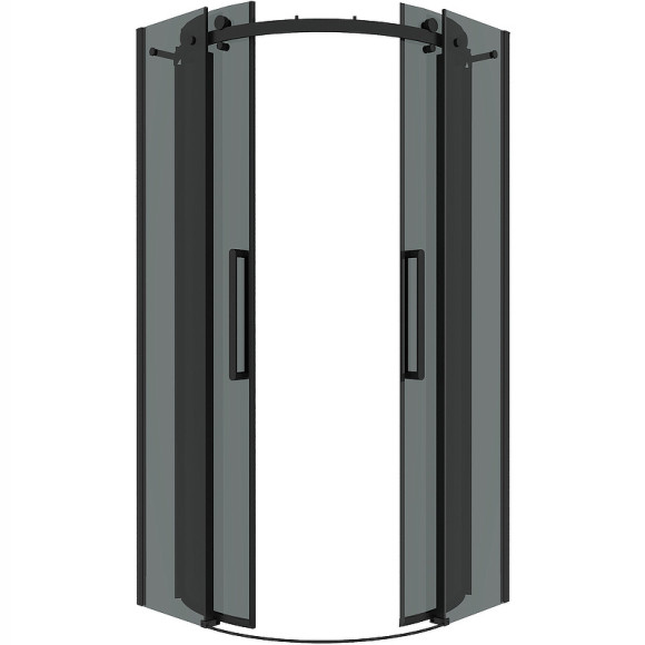 Душевой уголок Grossman Classic 90х90 301.K33.04.9090.21.10 профиль Черный матовый стекло тонированное Душевой уголок Grossman Classic 90х90 301.K33.04.9090.21.10 профиль Черный матовый стекло тонированное