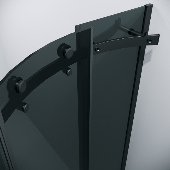 Душевой уголок Grossman Classic 90х90 301.K33.04.9090.21.10 профиль Черный матовый стекло тонированное Душевой уголок Grossman Classic 90х90 301.K33.04.9090.21.10 профиль Черный матовый стекло тонированное