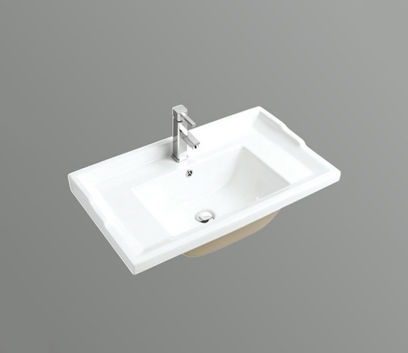 Раковина CeramaLux 80 NYJ840-80 Белая Раковина CeramaLux 80 NYJ840-80 Белая