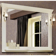 Зеркало Opadiris Риспекто 120 00-00007050 Слоновая кость с выключателем