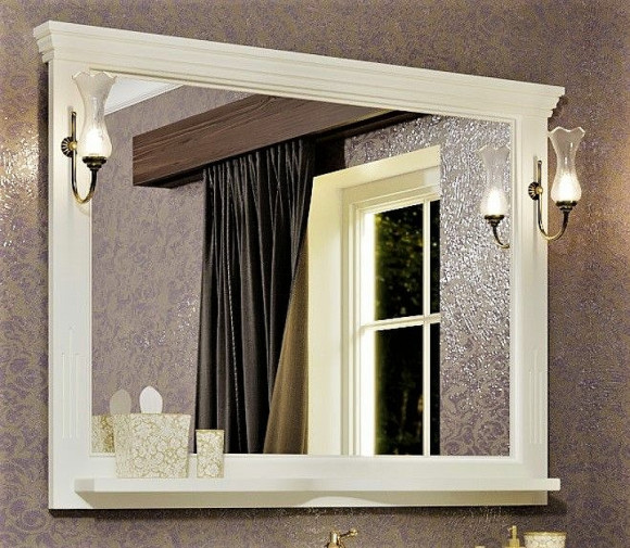 Зеркало Opadiris Риспекто 120 00-00007050 Слоновая кость с выключателем Зеркало Opadiris Риспекто 120 00-00007050 Слоновая кость с выключателем