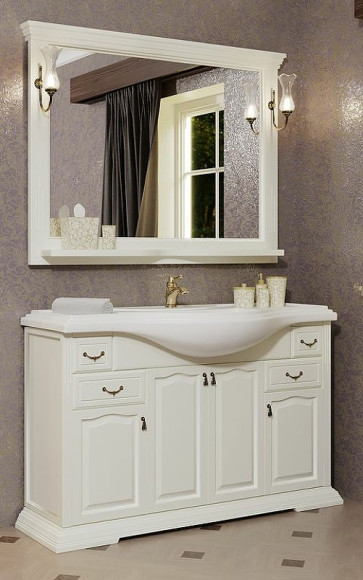 Зеркало Opadiris Риспекто 120 00-00007050 Слоновая кость с выключателем Зеркало Opadiris Риспекто 120 00-00007050 Слоновая кость с выключателем