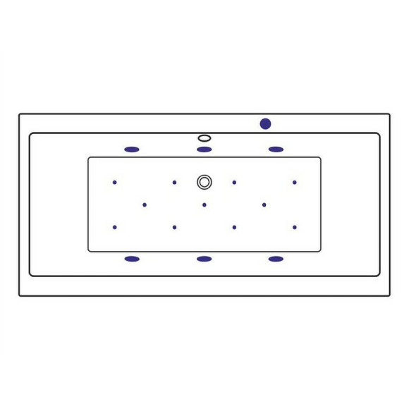 Акриловая ванна Excellent Pryzmat 190x90 WAEX.PRY19.RELAX.GL с гидромассажем Акриловая ванна Excellent Pryzmat 190x90 WAEX.PRY19.RELAX.GL с гидромассажем