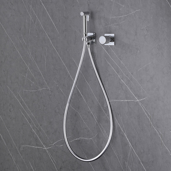 Гигиенический душ со смесителем Abber Rund AF8725 Хром Гигиенический душ со смесителем Abber Rund AF8725 Хром