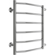 Водяной полотенцесушитель Terminus Виктория П6 500х600 бп500 4670078530073 Хром, боковое подключение, G 1" НР