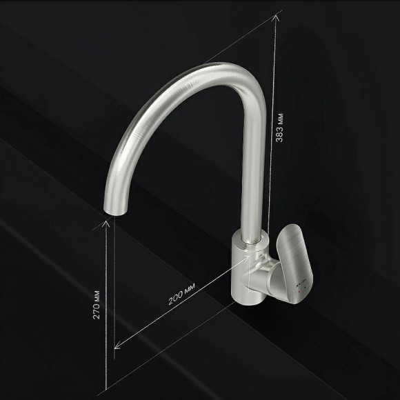 Смеситель для кухни AM.PM Like F8007111 Сатин