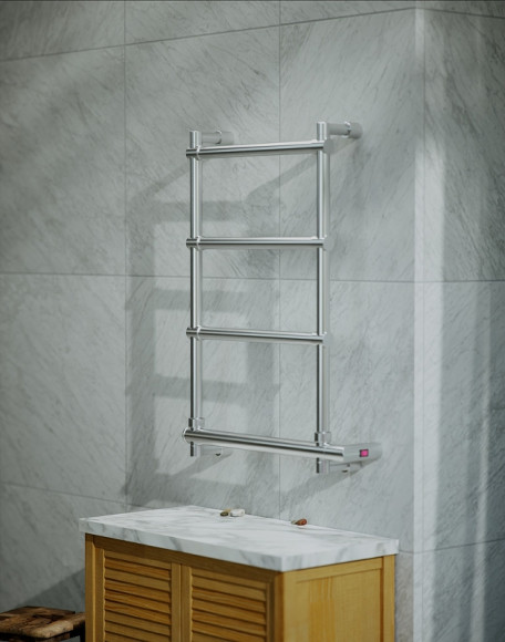 Электрический полотенцесушитель Margaroli Sole 542-4 BOX 5423704CRNB Хром