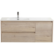 Тумба под раковину BelBagno Kraft 100 L KRAFT-1000-2C-1A-SO-RGB-L подвесная Rovere Galifax Bianco