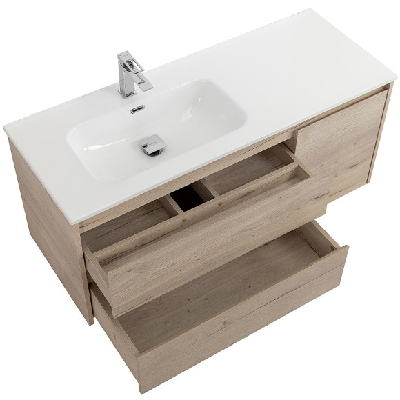 Тумба под раковину BelBagno Kraft 100 L KRAFT-1000-2C-1A-SO-RGB-L подвесная Rovere Galifax Bianco Тумба под раковину BelBagno Kraft 100 L KRAFT-1000-2C-1A-SO-RGB-L подвесная Rovere Galifax Bianco