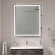 Зеркало BelBagno Kraft 70 SPC-KRAFT-700-800-SENS-AL с подсветкой Сатин с сенсорным выключателем