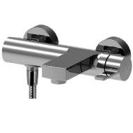 Смеситель для ванны Paffoni Rock RO022CR Хром Смеситель для ванны Paffoni Rock RO022CR Хром