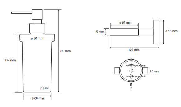 Дозатор для жидкого мыла Bemeta Omega 104109017 Хром Дозатор для жидкого мыла Bemeta Omega 104109017 Хром