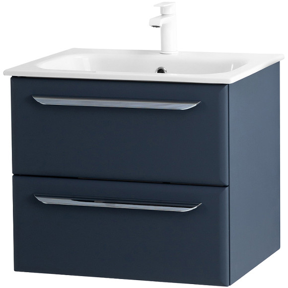 Тумба под раковину Cezares Eco-Cer 60 ECO-CER-600-2C-SO-GR-P подвесная Grafito без ручек