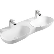 Раковина SantiLine 120 SL-2113 двойная Белая