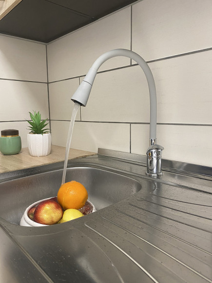 Смеситель для кухни Rav Slezak Sazava SA506.5/13S Серый Хром Смеситель для кухни Rav Slezak Sazava SA506.5/13S Серый Хром