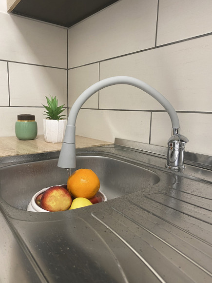 Смеситель для кухни Rav Slezak Sazava SA506.5/13S Серый Хром Смеситель для кухни Rav Slezak Sazava SA506.5/13S Серый Хром