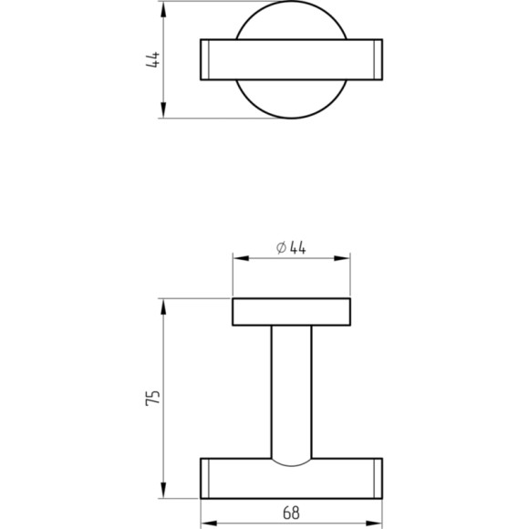Двойной крючок Migliore Fortis 31762 Черный матовый Двойной крючок Migliore Fortis 31762 Черный матовый